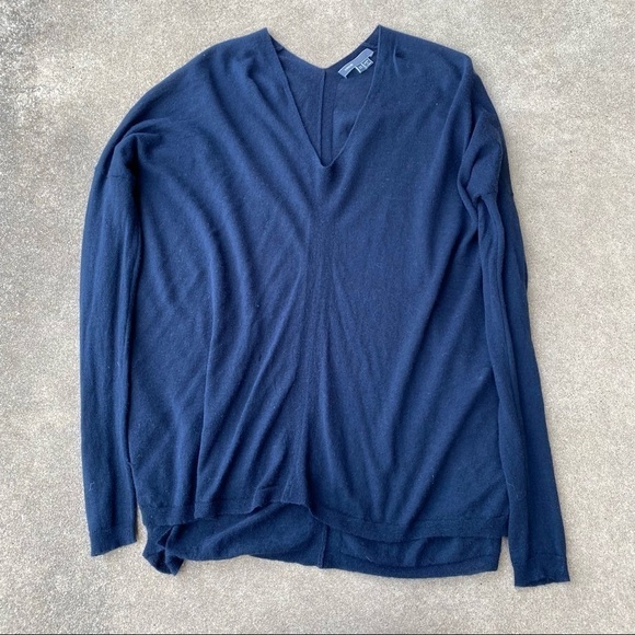 Vince V Neck Wool Cashmere Sweater - Picture 1 of 5